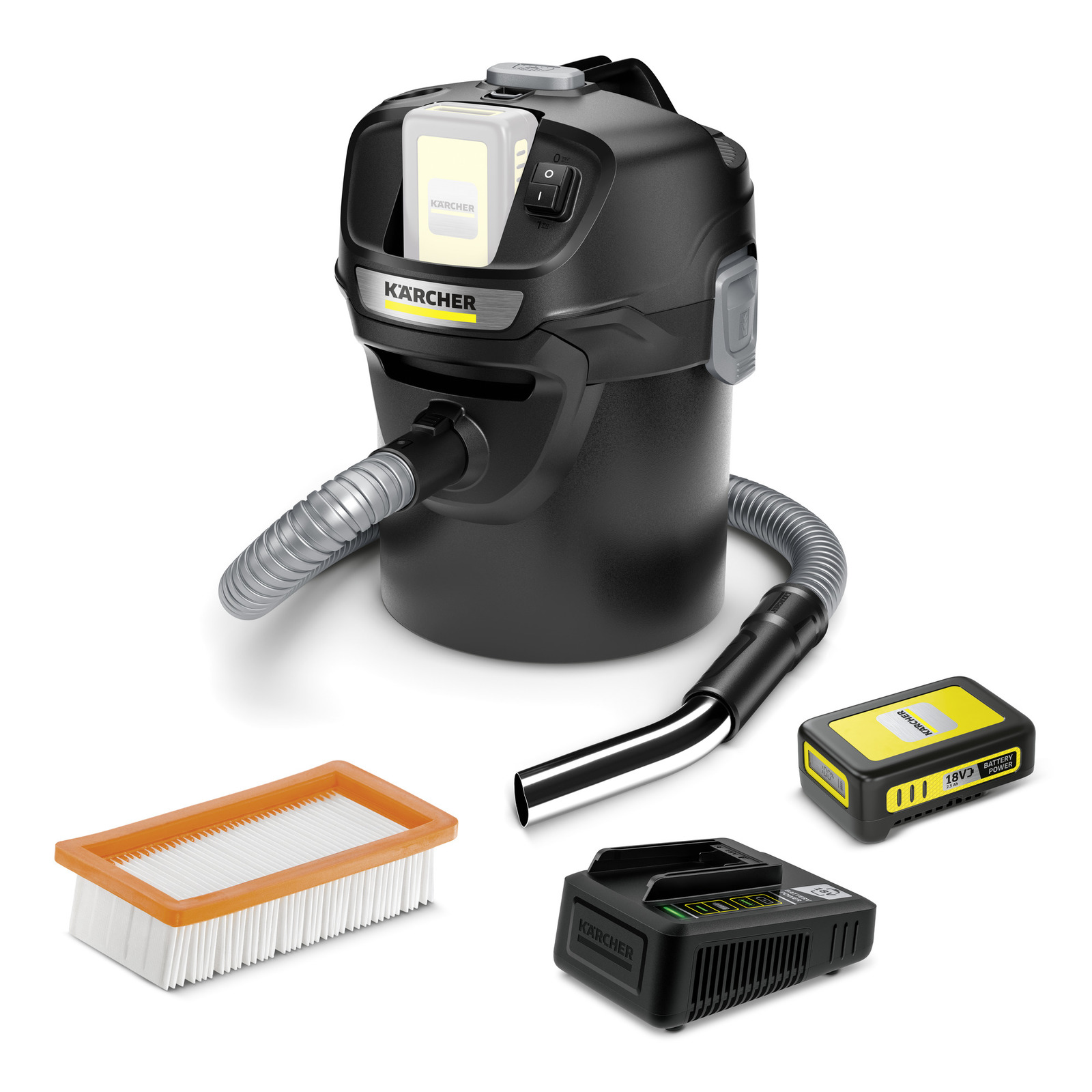 Kärcher - Aspirateur cendres et poussières AD 2 Battery Bundling